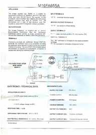 Регулятор напряжения Mark I; V (M16FA655A)/Voltage regulator — Фото 1