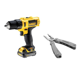 Аккумуляторная дрель-шуруповерт DeWalt DCD710C2P ударная + мультитул — Фото 1