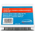 Скобы для пневмостеплера Concorde 5.7x40мм 5000шт — Фото 1